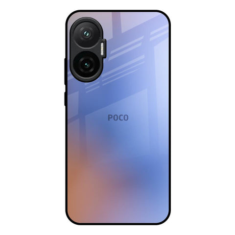 Blue Aura Poco F7 5G Glass Back Cover Online