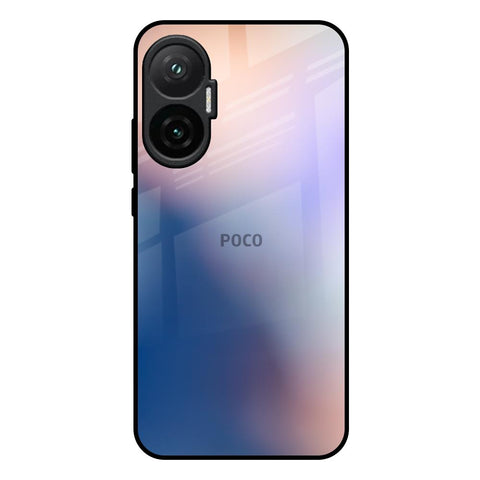 Blue Mauve Gradient Poco F7 5G Glass Back Cover Online