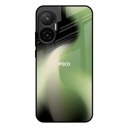 Green Tornado Poco F7 5G Glass Back Cover Online