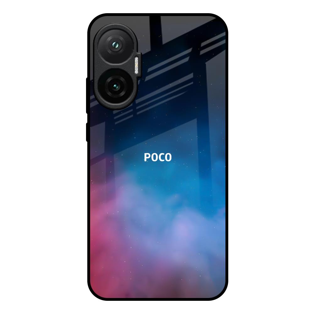 Cloudy Galaxy Poco F7 5G Glass Back Cover Online