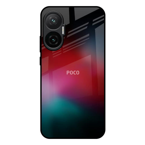 Mystere Red Poco F7 5G Glass Back Cover Online