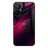 Razor Black Poco F7 5G Glass Back Cover Online