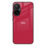 Solo Maroon Poco F7 5G Glass Back Cover Online