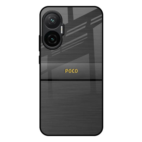 Grey Metallic Glass Poco F7 5G Glass Back Cover Online