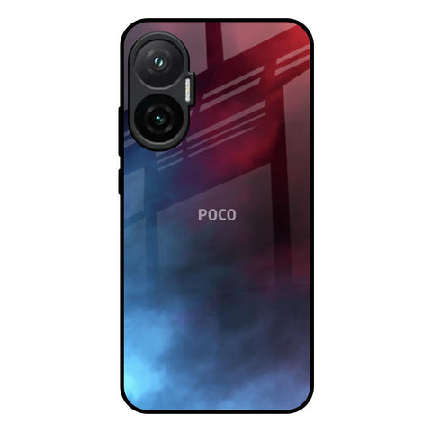 Smokey Watercolor Poco F7 5G Glass Back Cover Online