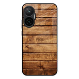 Wooden Planks Poco F7 5G Glass Back Cover Online