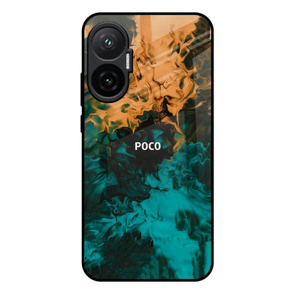 Watercolor Wave Poco F7 5G Glass Back Cover Online