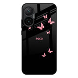 Fly Butterfly Poco F7 5G Glass Back Cover Online