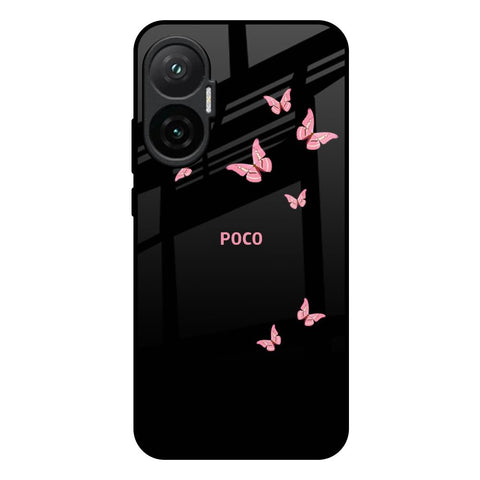 Fly Butterfly Poco F7 5G Glass Back Cover Online