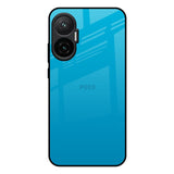 Blue Aqua Poco F7 5G Glass Back Cover Online