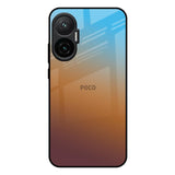 Rich Brown Poco F7 5G Glass Back Cover Online