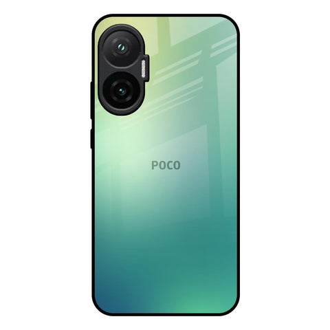Dusty Green Poco F7 5G Glass Back Cover Online