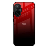 Maroon Faded Poco F7 5G Glass Back Cover Online