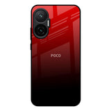 Maroon Faded Poco F7 5G Glass Back Cover Online