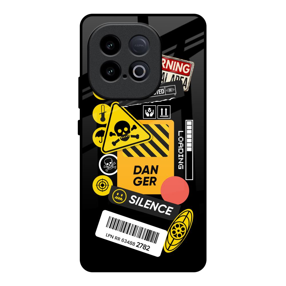 Danger Signs iQOO Neo 10 5G Glass Back Cover Online