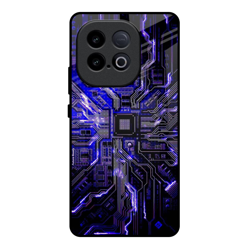 Techno Color Pattern iQOO Neo 10 5G Glass Back Cover Online
