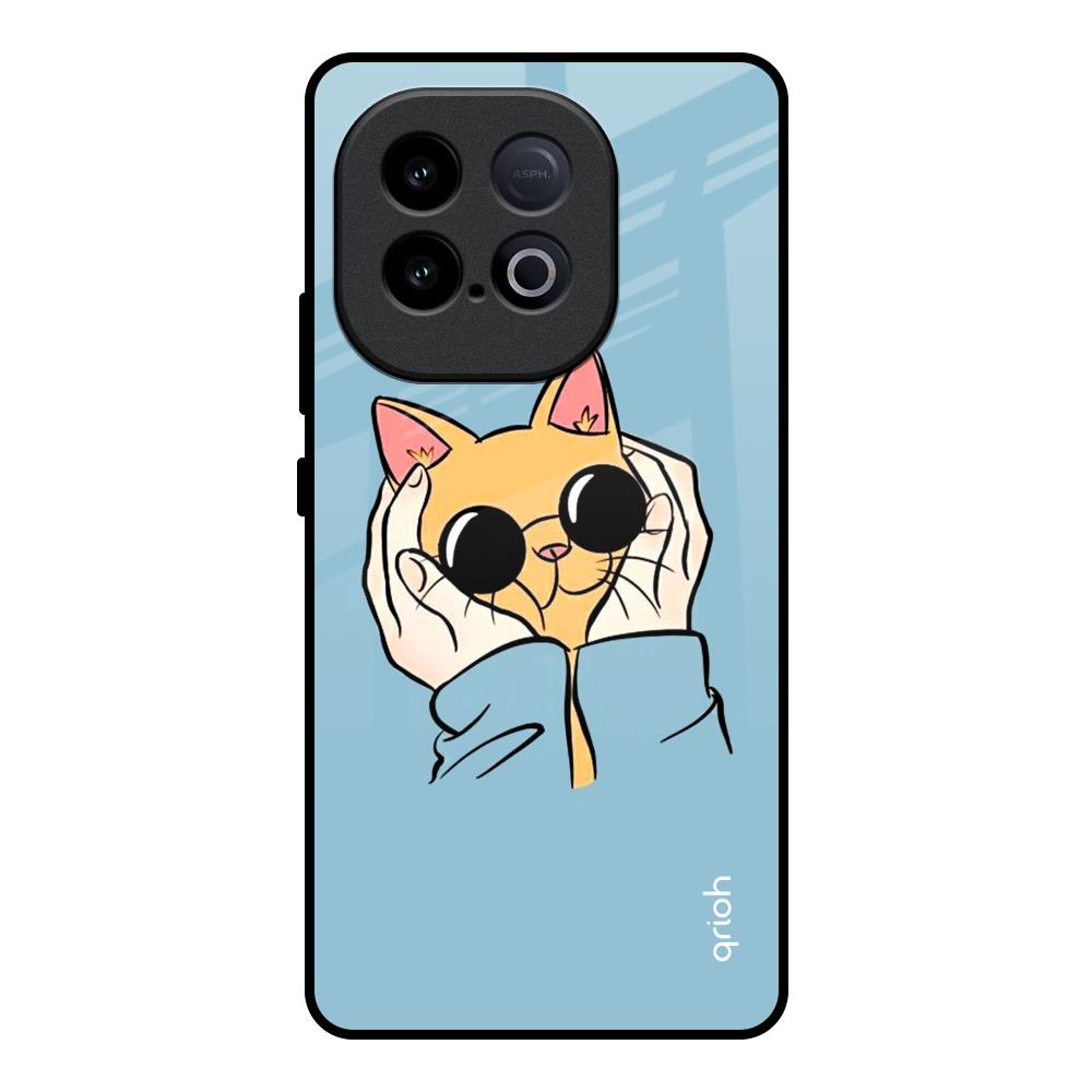 Adorable Cute Kitty iQOO Neo 10 5G Glass Back Cover Online