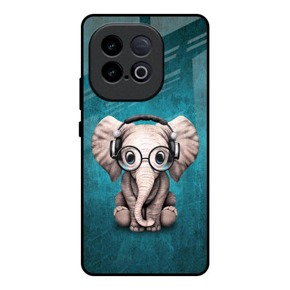 Adorable Baby Elephant iQOO Neo 10 5G Glass Back Cover Online