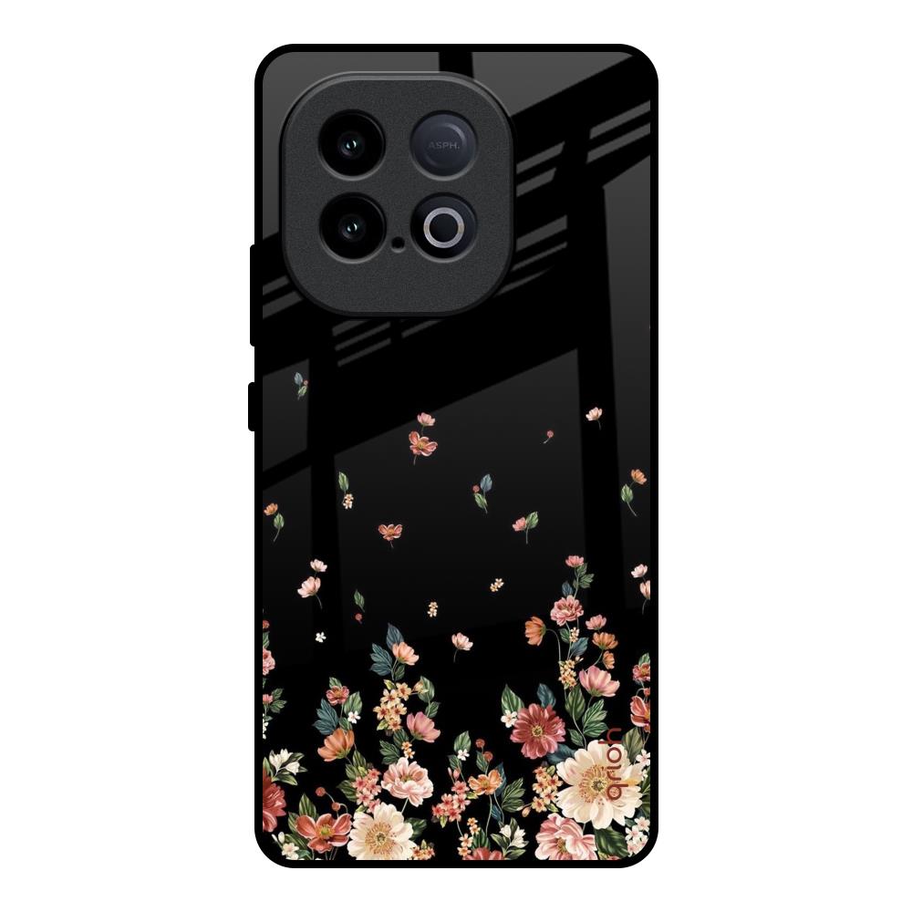 Floating Floral Print iQOO Neo 10 5G Glass Back Cover Online