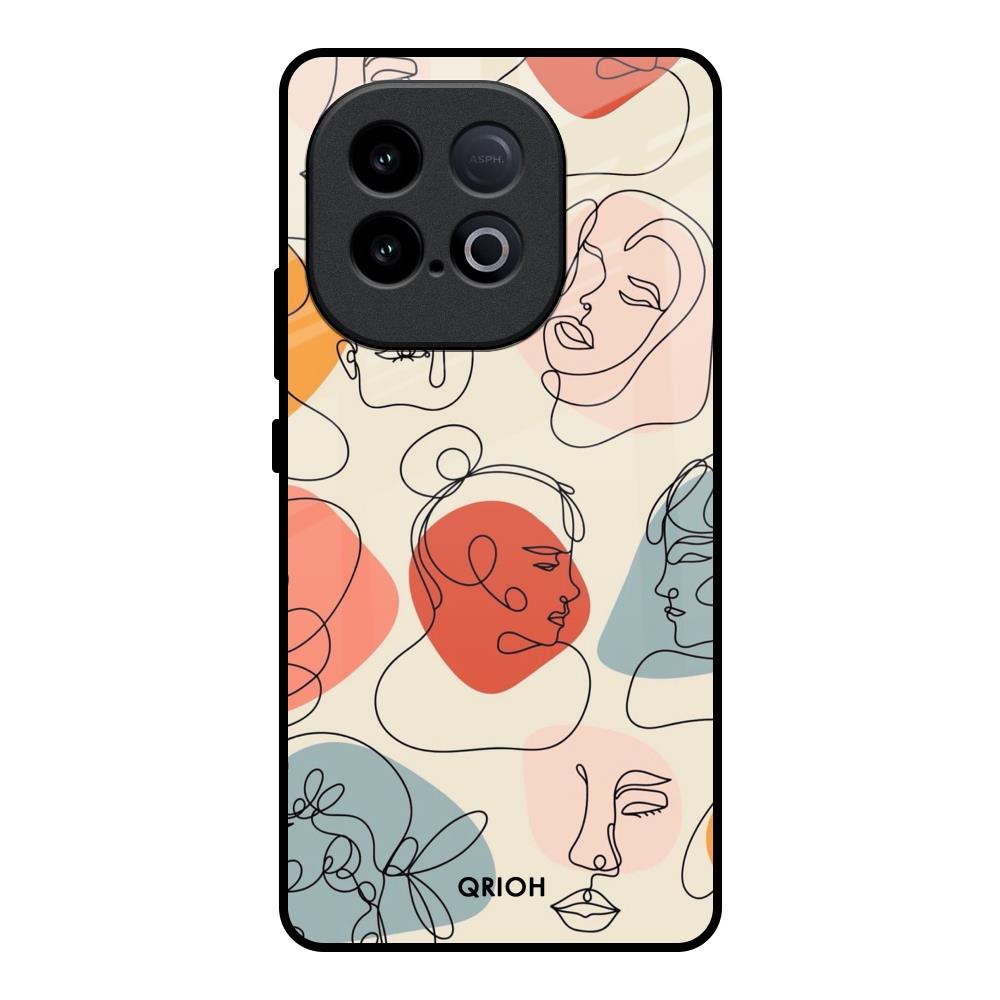 Abstract Faces iQOO Neo 10 5G Glass Back Cover Online