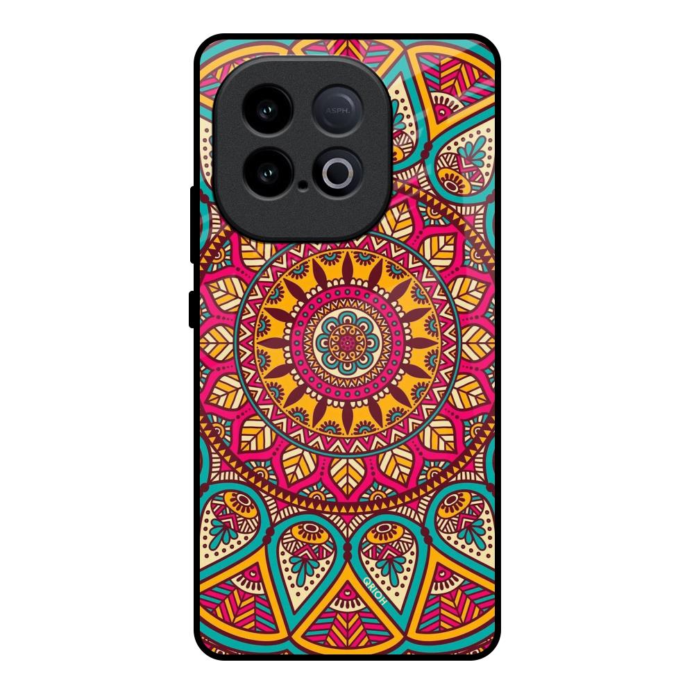 Elegant Mandala iQOO Neo 10 5G Glass Back Cover Online