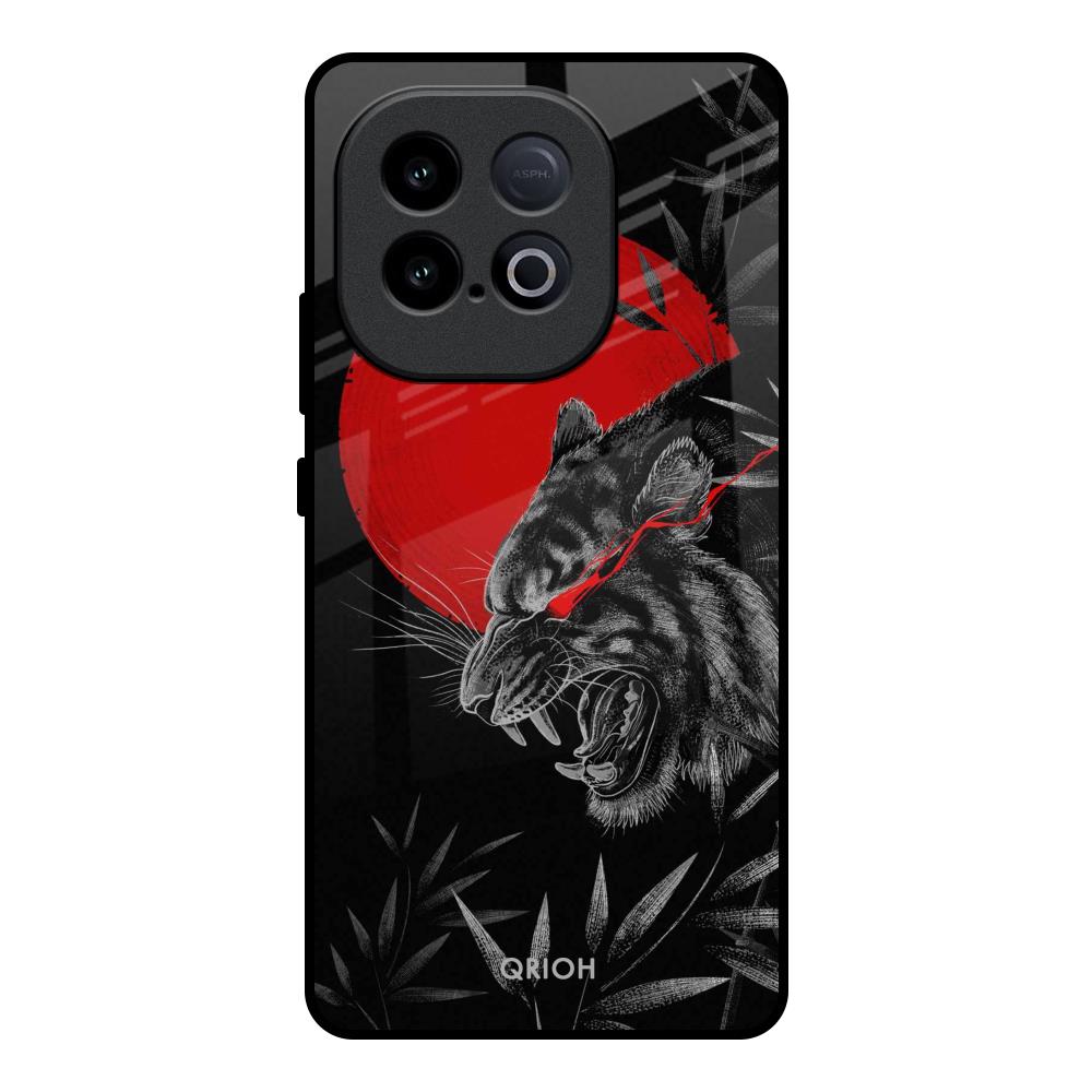 Red Moon Tiger iQOO Neo 10 5G Glass Back Cover Online