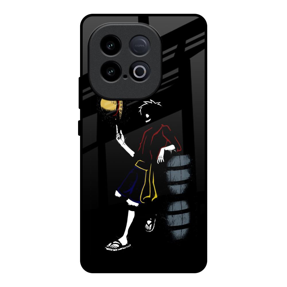 Luffy Line Art iQOO Neo 10 5G Glass Back Cover Online