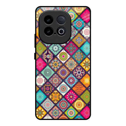 Multicolor Mandala iQOO Neo 10 5G Glass Back Cover Online