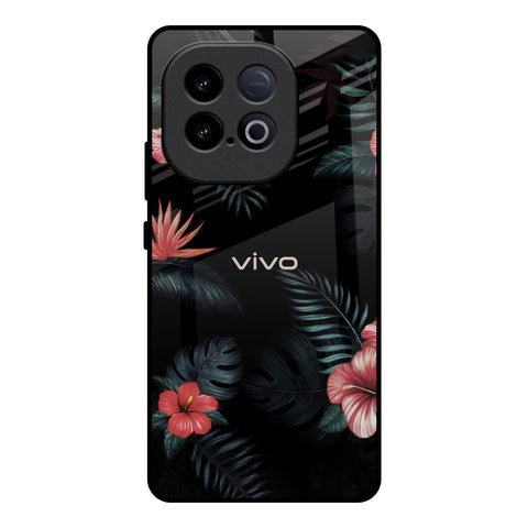 Tropical Art Flower iQOO Neo 10 5G Glass Back Cover Online