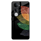 Colorful Leaves Vivo Y400 Pro 5G Glass Back Cover Online