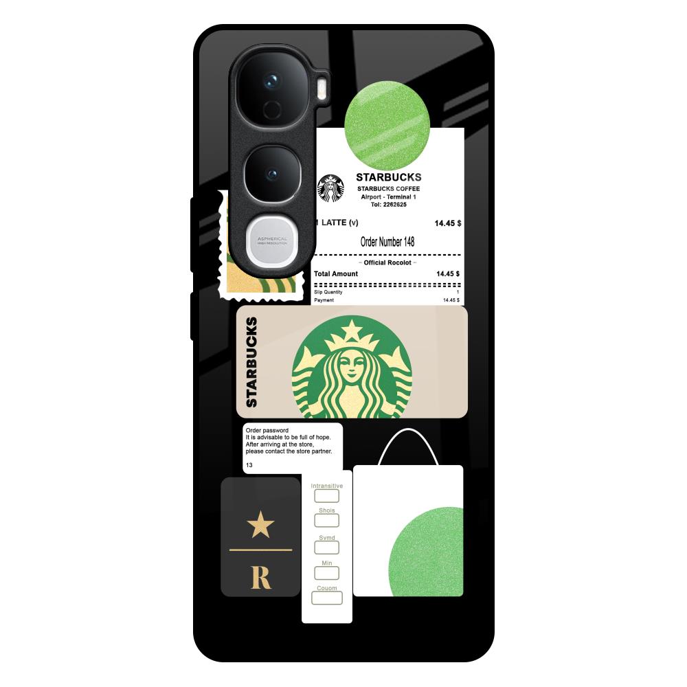 Coffee Latte Vivo Y400 Pro 5G Glass Back Cover Online
