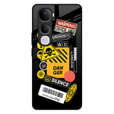 Danger Signs Vivo Y400 Pro 5G Glass Back Cover Online