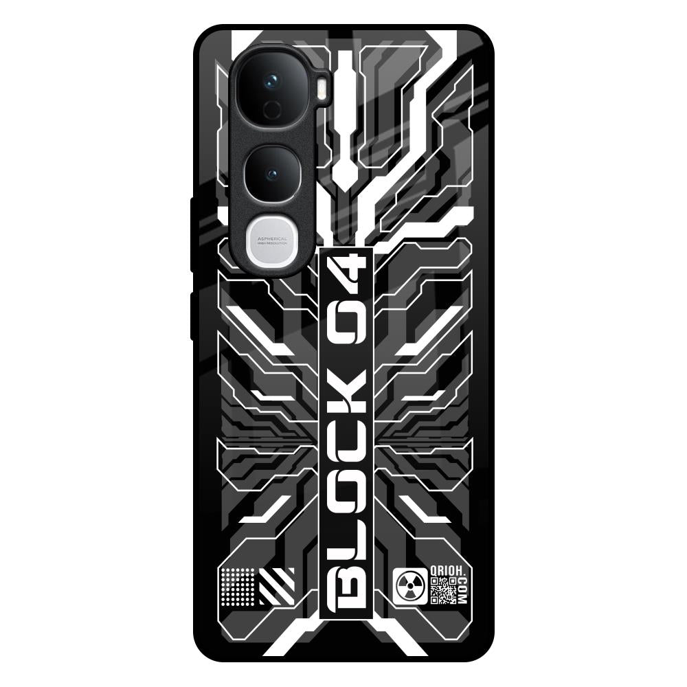 Monochrome Magic Vivo Y400 Pro 5G Glass Back Cover Online