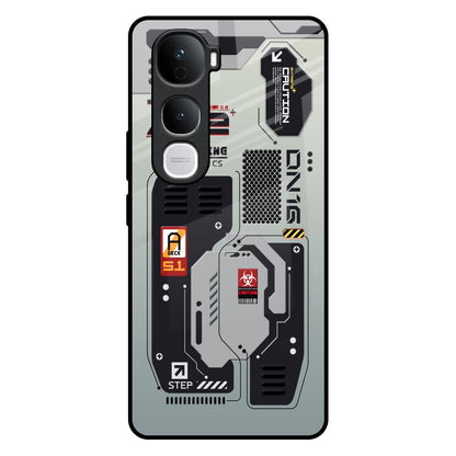 Techno Vibes Vivo Y400 Pro 5G Glass Back Cover Online