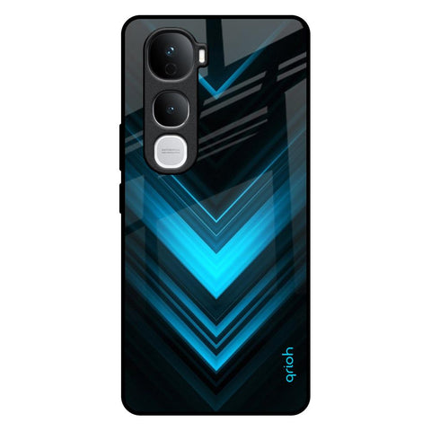 Vertical Blue Arrow Vivo Y400 Pro 5G Glass Back Cover Online