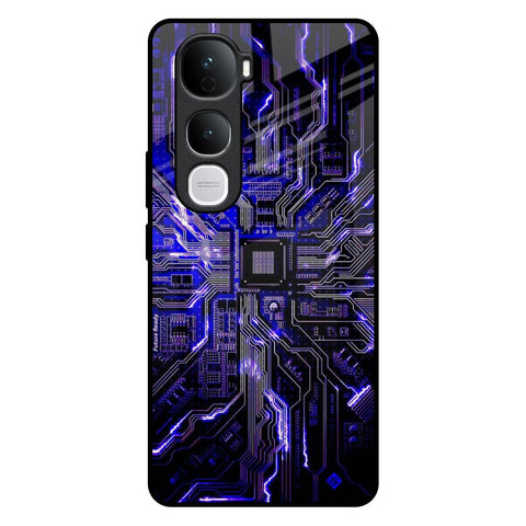 Techno Color Pattern Vivo Y400 Pro 5G Glass Back Cover Online