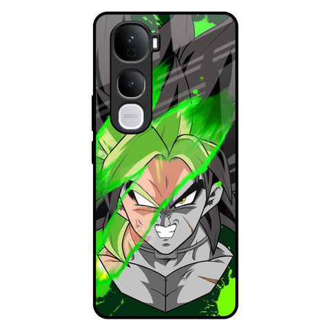 Anime Green Splash Vivo Y400 Pro 5G Glass Back Cover Online