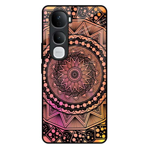 Floral Mandala Vivo Y400 Pro 5G Glass Back Cover Online