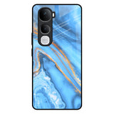 Vibrant Blue Marble Vivo Y400 Pro 5G Glass Back Cover Online