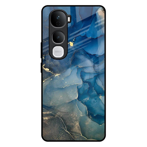 Blue Cool Marble Vivo Y400 Pro 5G Glass Back Cover Online