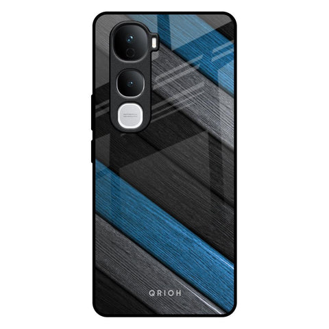 Multicolor Wooden Effect Vivo Y400 Pro 5G Glass Back Cover Online