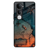 Geographical Map Vivo Y400 Pro 5G Glass Back Cover Online