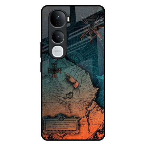 Geographical Map Vivo Y400 Pro 5G Glass Back Cover Online