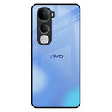 Vibrant Blue Texture Vivo Y400 Pro 5G Glass Back Cover Online