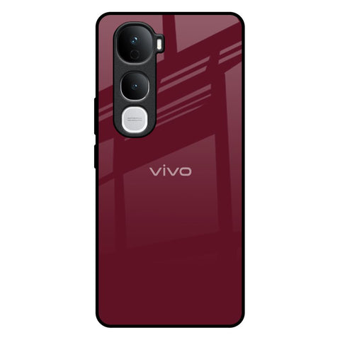 Classic Burgundy Vivo Y400 Pro 5G Glass Back Cover Online