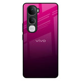 Purple Ombre Pattern Vivo Y400 Pro 5G Glass Back Cover Online