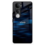 Blue Rough Abstract Vivo Y400 Pro 5G Glass Back Cover Online