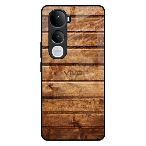 Wooden Planks Vivo Y400 Pro 5G Glass Back Cover Online