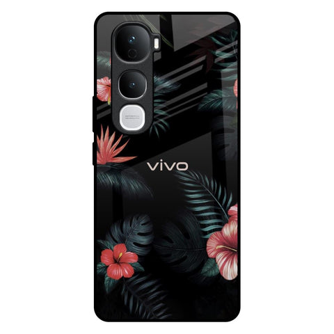 Tropical Art Flower Vivo Y400 Pro 5G Glass Back Cover Online