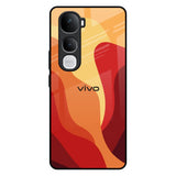 Magma Color Pattern Vivo Y400 Pro 5G Glass Back Cover Online